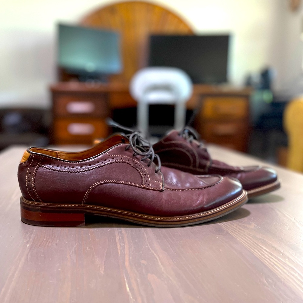 Johnston & Murphy mens leather loafers